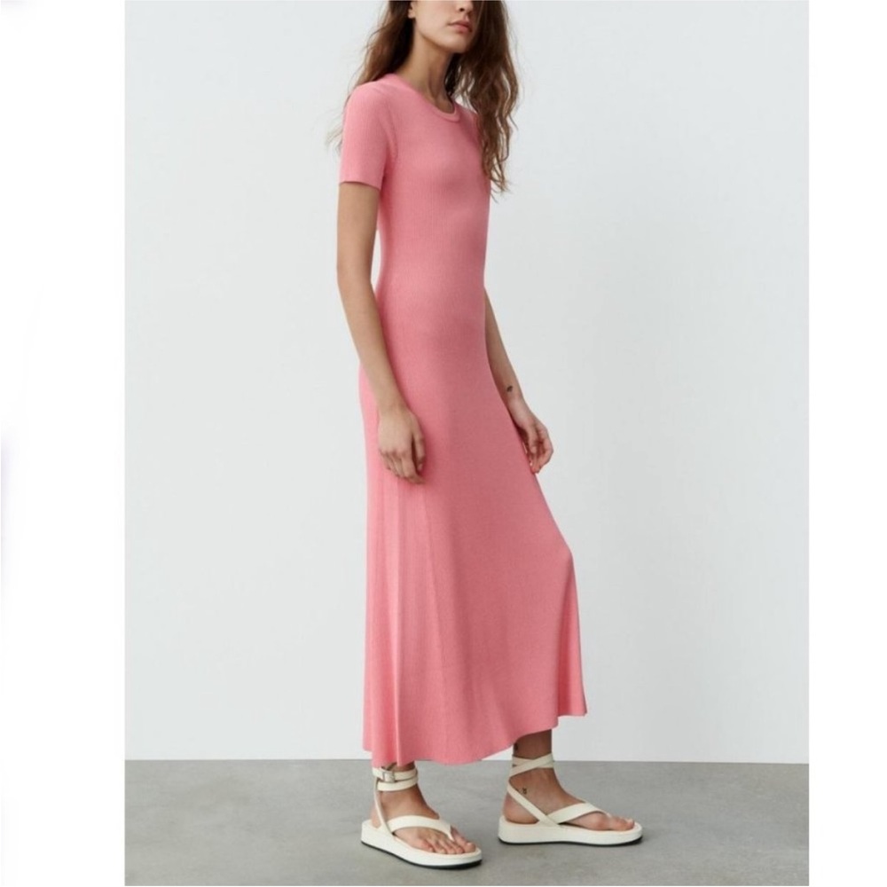 ZARA Crew Neck Knit Dress